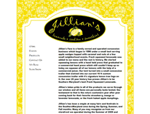 Tablet Screenshot of jilliansfare.com